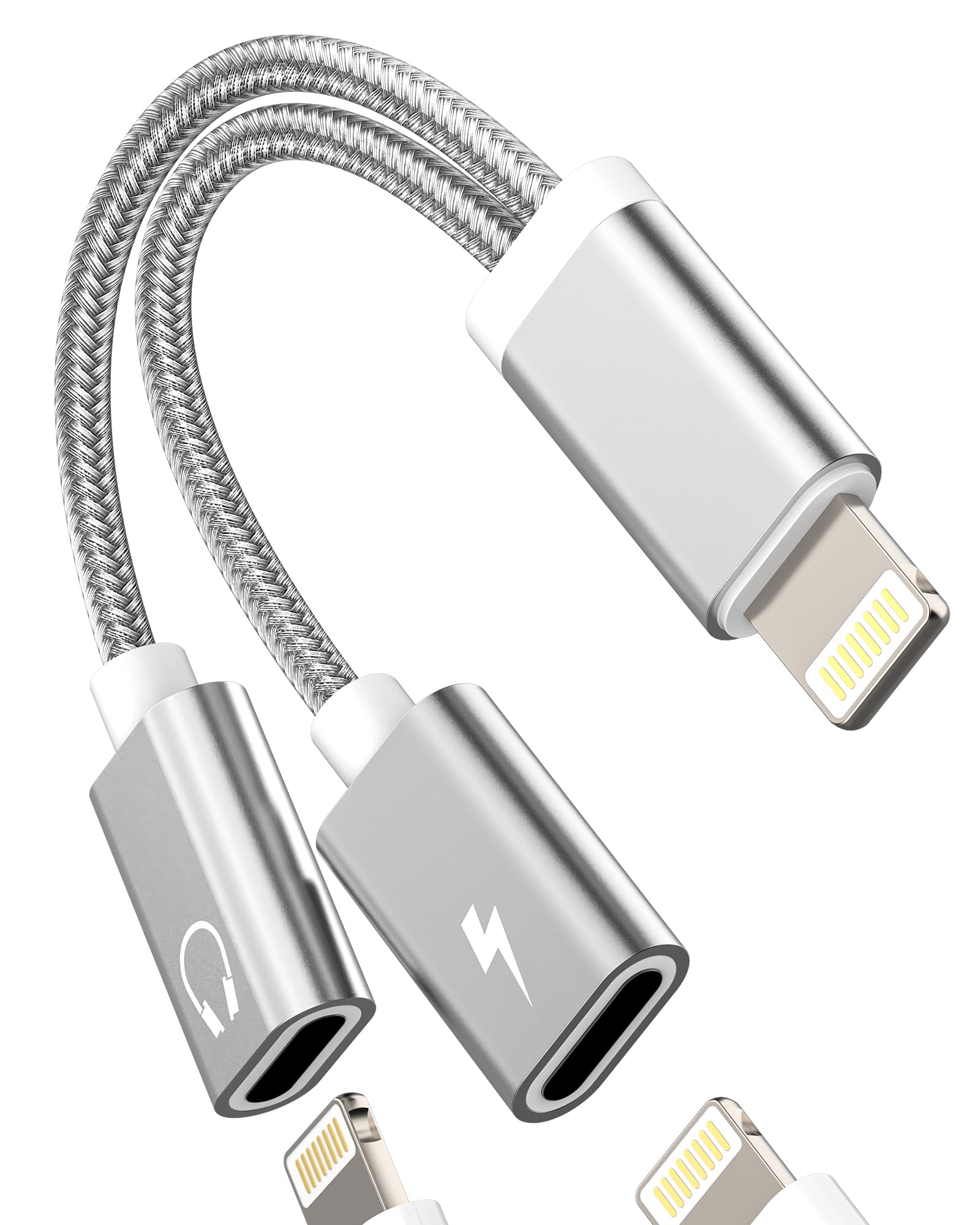Lightning adapter iPhone'ile, heli ja laadimine