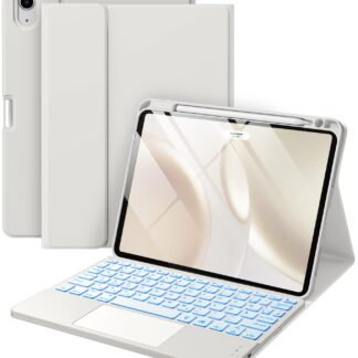 Klaviatuuriga ümbris iPad Air 11", helehall (28cm)