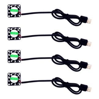 Mini USB ventilaator (4tk, 25mm)