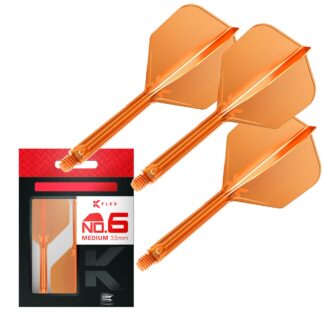 Nooleviske saba ja sulestik, oranž (3tk)