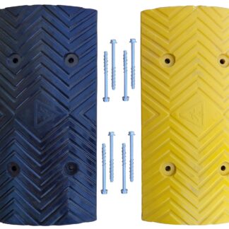 Kiirusetõkke keskosad, must ja kollane (2tk, 50x25x3.5cm)