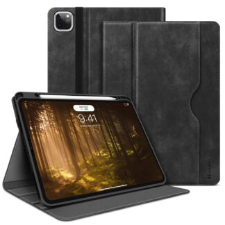 Tahvelarvuti kaaned iPad Pro 12.9, must, kunstnahast (33cm)