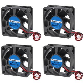 Harjadeta jahutusventilaator,id must (4tk, 5x5x2cm)