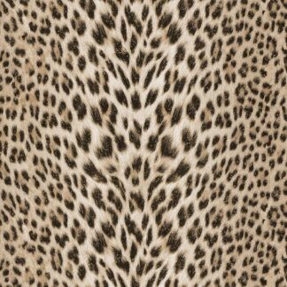 Reljeefne leopardimustriga fliistapeet (44x600cm) (ei ole kleebitav, vajab tapeediliimi)