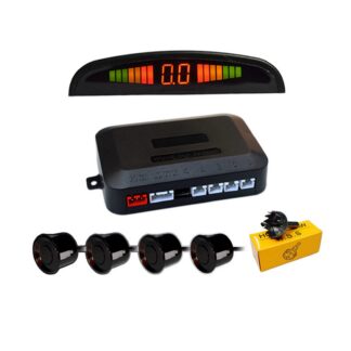 Parkimisandurite komplekt, LED-ekraan, must (4 sensorit)