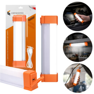 Laetava akuga magnetiga töökojalamp 17 cm 6500K