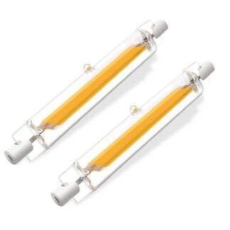 Hämardatav R7S LED pirn, soe valgus (2tk, 118mm, 20W)
