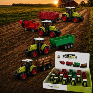 Mängutraktor 24x8x6 cm, 1 tk, juhuslik mudel