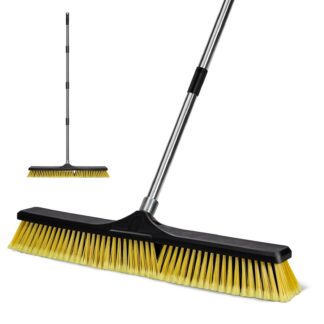 Tööstuslik tänavahari, tugevate harjastega (laius 60cm) pikendatava varrega
