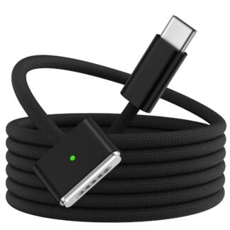 USB-C to MagSafe 3 laadimiskaabel, 140W, must (2m)