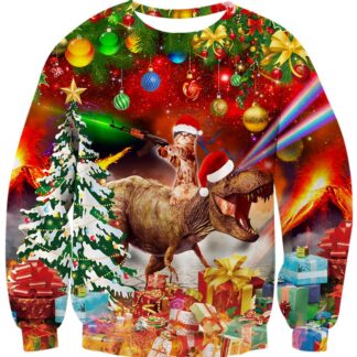 Jõulukampsun dinosaurusega (XL)