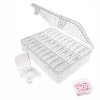 Plastikust hoiukarbid (30 väikest karpi 5.5x5.5x2cm suures karbis)