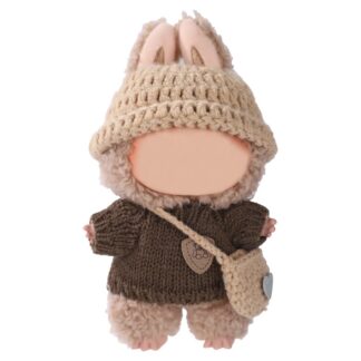 Labubu Nuku riiete komplekt, pruun (3tk, 17cm)