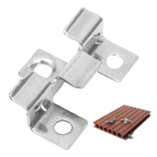 Terrassiklambid, roostevaba teras, must (100tk, 9mm)