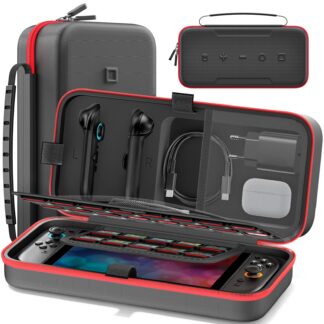 Nintendo Switch 2 vutlar tarvikutega, punane