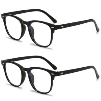 Sinise valguse filtriga prillid, mustad (2tk)