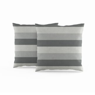 Hallid padjakatted, linase välimusega (2tk, 60x60cm)