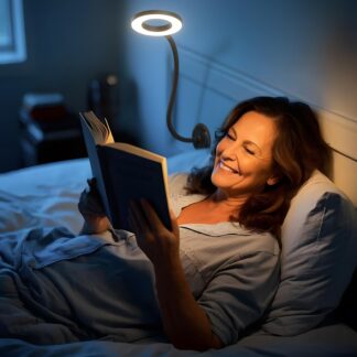 LED seina-lugemisvalgusti, hämardatav, must