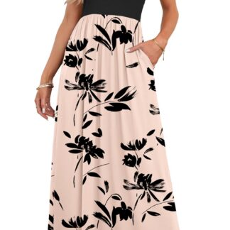 Lilleline satsidega maksikleit, pruun (XL)