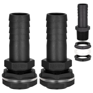 Vihmatünni läbiviik voolikuotsikuga (2tk, 25mm)