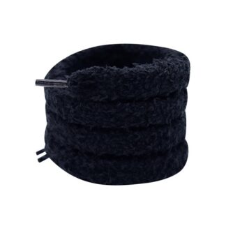 Pehmed puuvillased kingapaelad, mustad (2tk, 1.5cm)