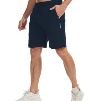 Meeste lühikesed spordipüksid, sinised (XXL, sisesäär 28cm)