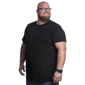 Meeste T-särk, must (s. 3XL)