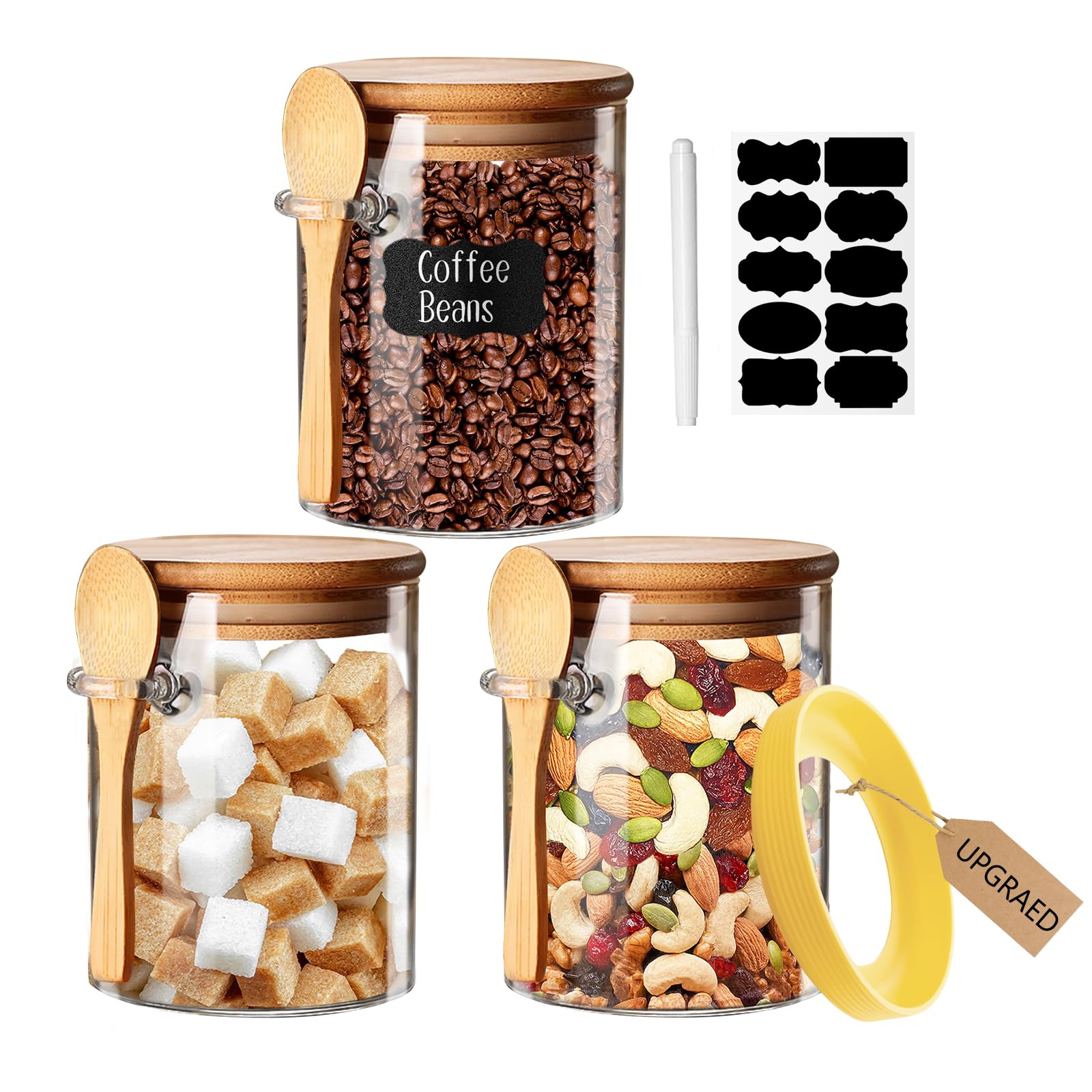 Klaasist säilituspurgid lusikaga