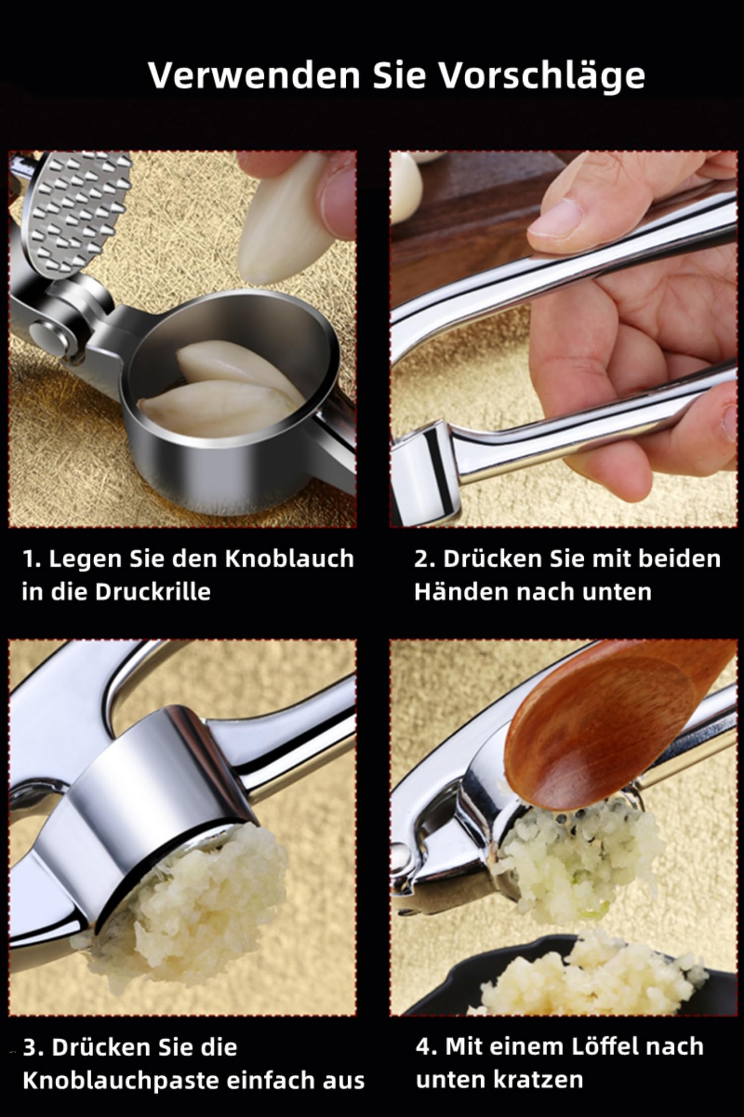 Ergonoomiline küüslaugupress - Pilt 4