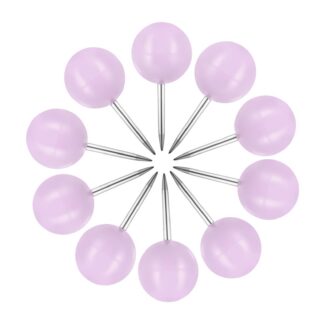 Lillad ümarpealised knopkad (150tk, 1cm)