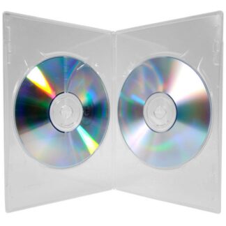 DVD ja CD plaadiümbrised kahele plaadile (10tk, 7mm)
