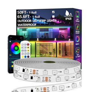 Veekindel LED valgusriba, RGB (15m)