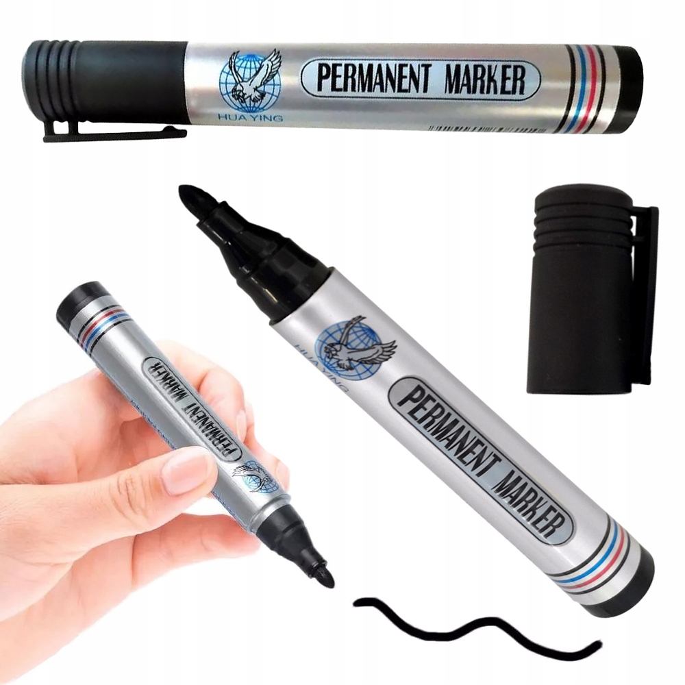 Must püsimarker, 1 tk