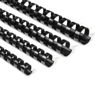 Köitmisspiraalid, mustad (40tk, 18-25mm)