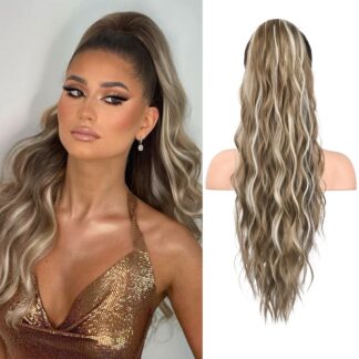 Hobusesaba juuksepikendus, pruun ja blond (66cm)