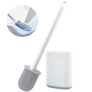 Silikoonist WC-hari, seinale kinnitatav, valge