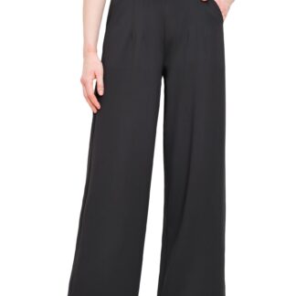 Laia lõikega viigipüksid naistele, must (s. XL)