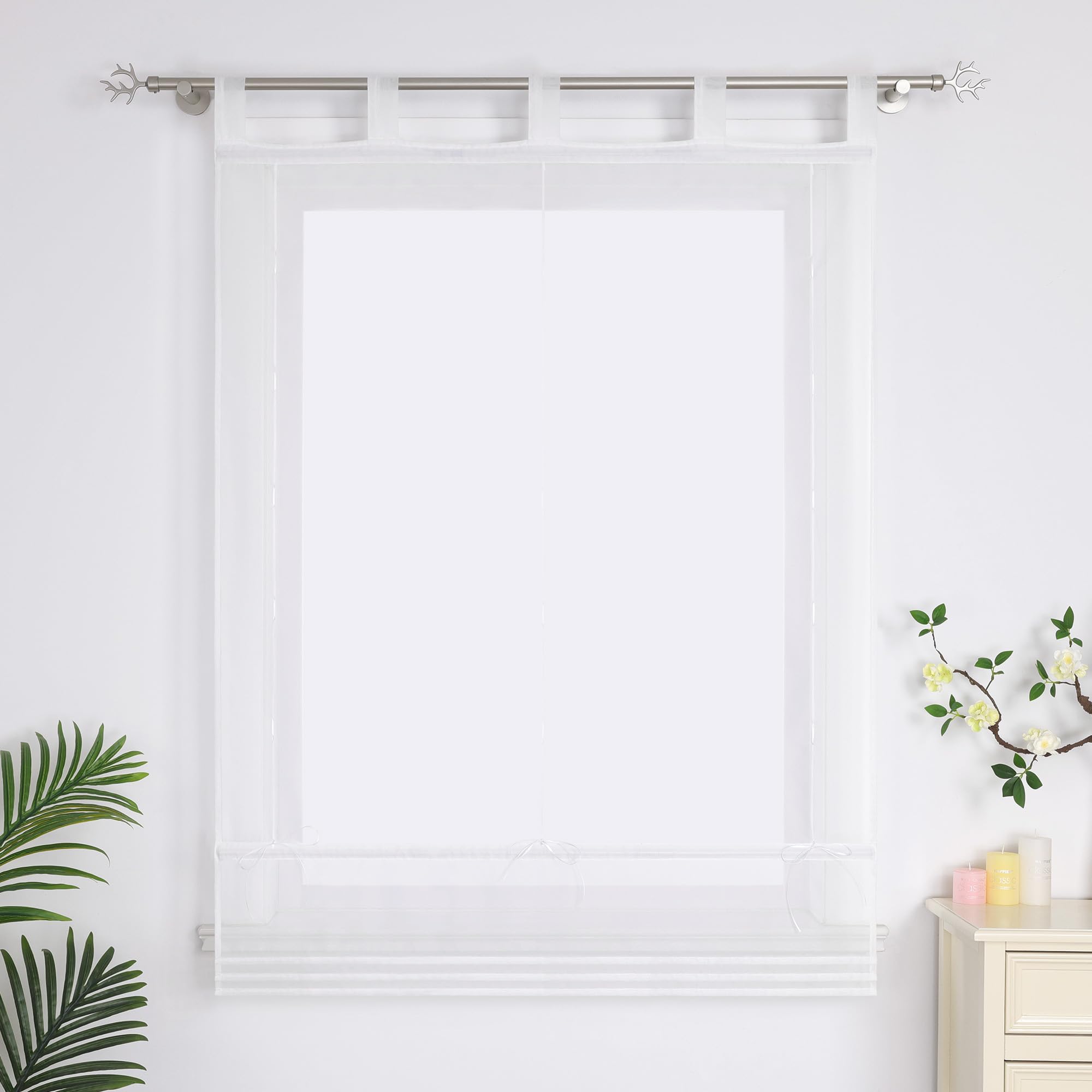 Rooma kardin, valge (60x140cm) - Pilt 2