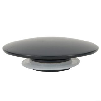 Valamu äravooluklapp tihendiga, must (66mm)