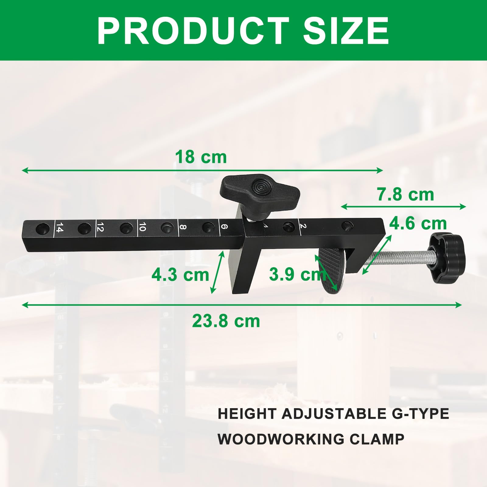 Pitskruvi puidutöödeks (14cm) - Pilt 2