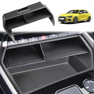 Keskkonsooli hoiulaegas Audi A3 8Y (2020-2024), must