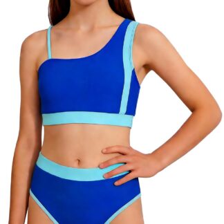 Kaheosaline tankini tüdrukutele, sinine (s. 11-12a)