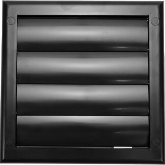 Ventilatsioonirest, must (125mm)