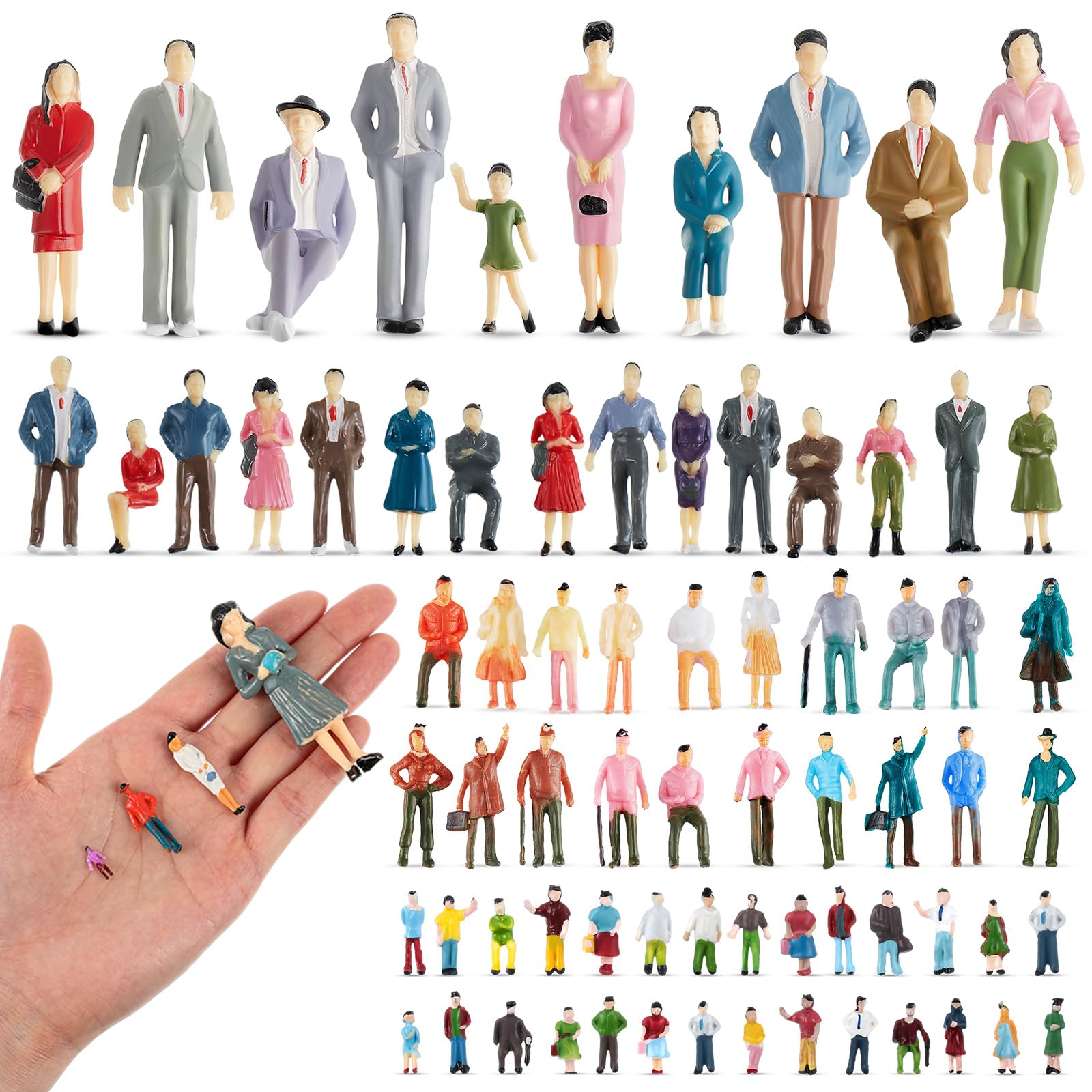 Miniatuursed inimfiguurid (70tk)