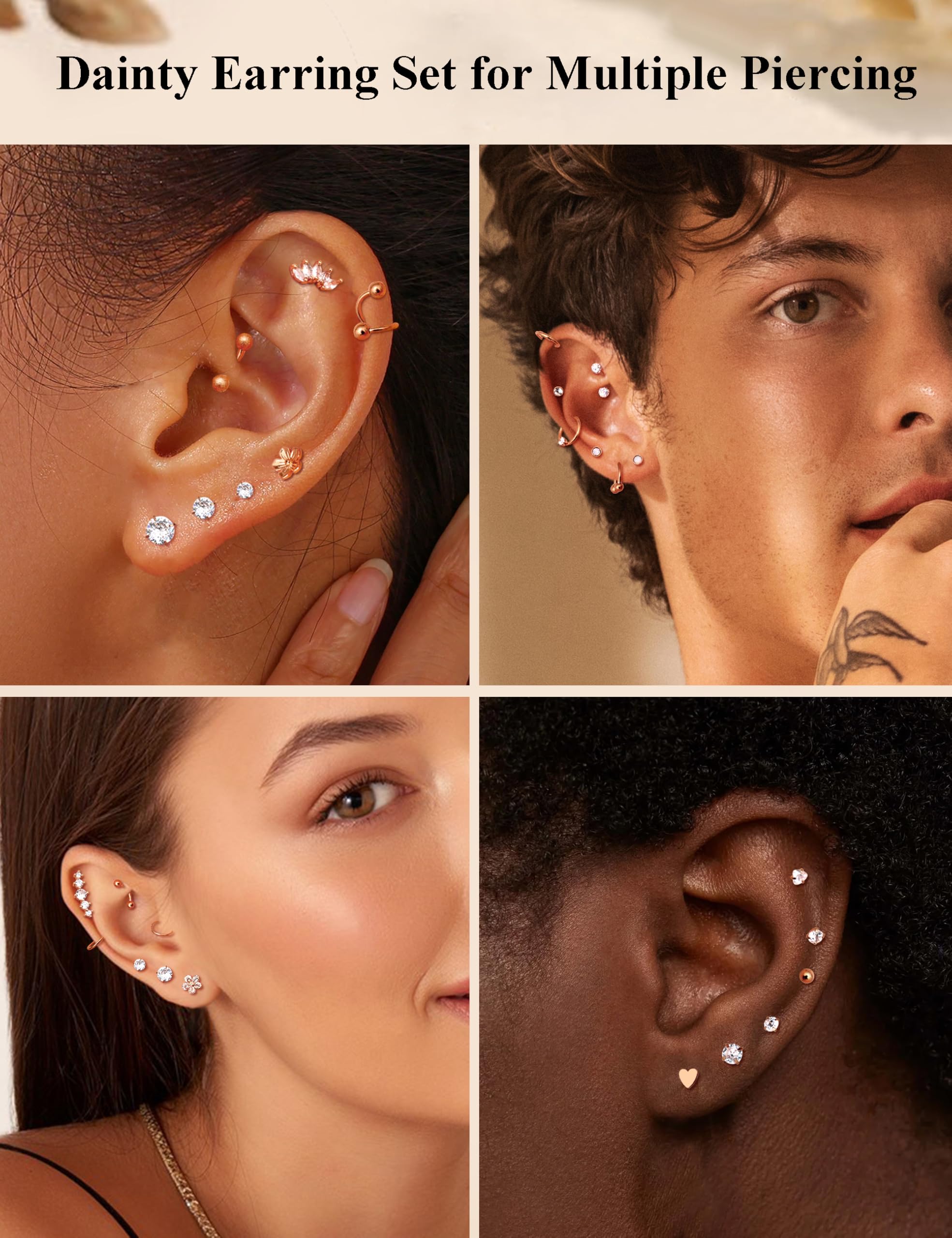 Piercing-ehete komplekt (27tk) - Pilt 3
