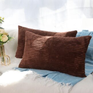 Velvetist dekoratiivsed padjapüürid (2tk, 40x80cm)