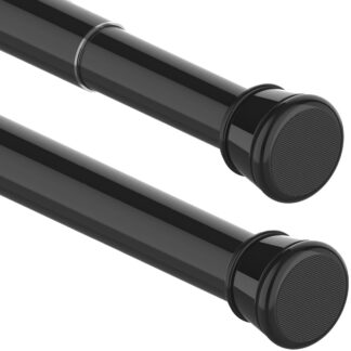 Pikendatav kardinapuu, must (75-145cm, d. 25mm)