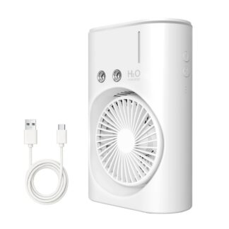 Lauaventilaator õhuniisutajaga, RGB (280ml)