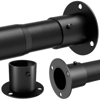 Pikendatav riidepuu toru, must (68-110cm, d=32mm)