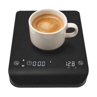 Digitaalne kohvikaal taimeriga, must (3kg, 0.1g)